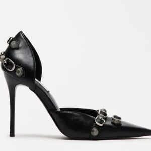 STEVE MADDEN DALI BLACK HEELS